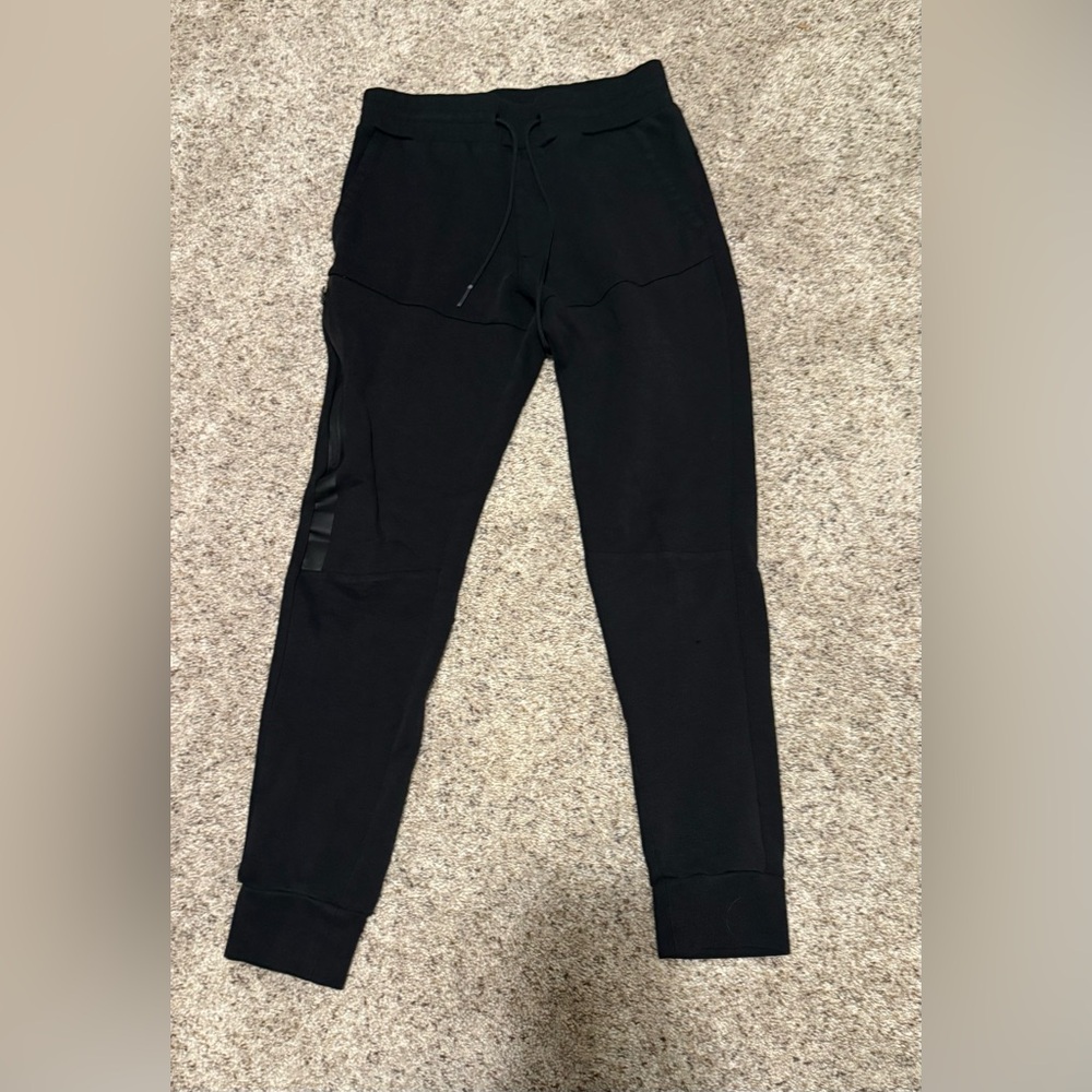 2 pair Kids Black Jogger Pants - Picture 5 of 8